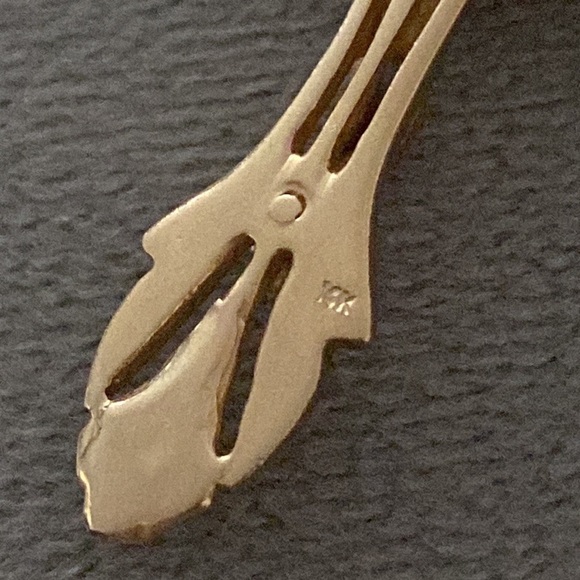 Gold Cross Jesus 14K solid Gold beautiful for live protection and faith pendant - Picture 5 of 11